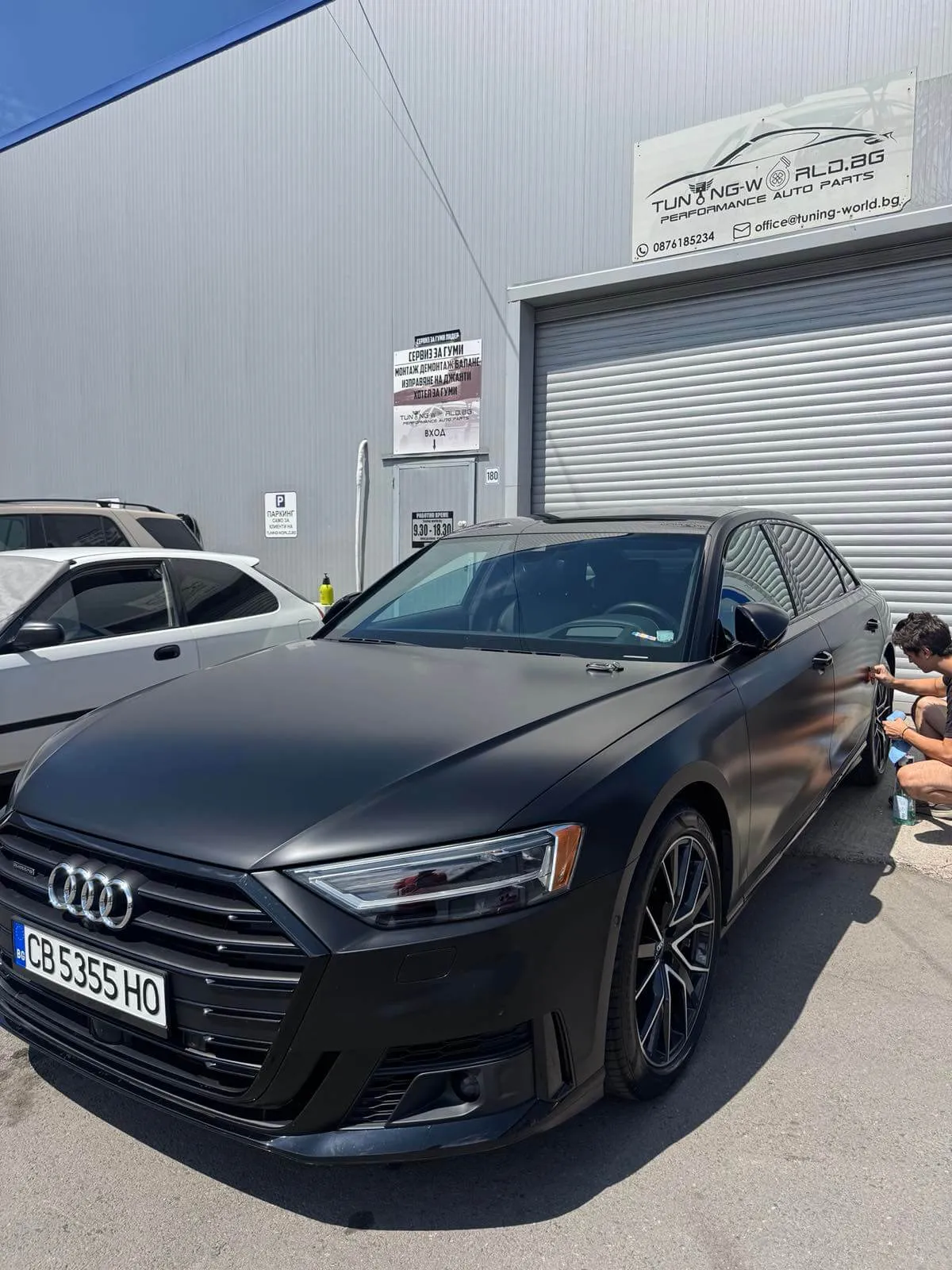Audi с фолио | Cosmos Garage Audi с фолио